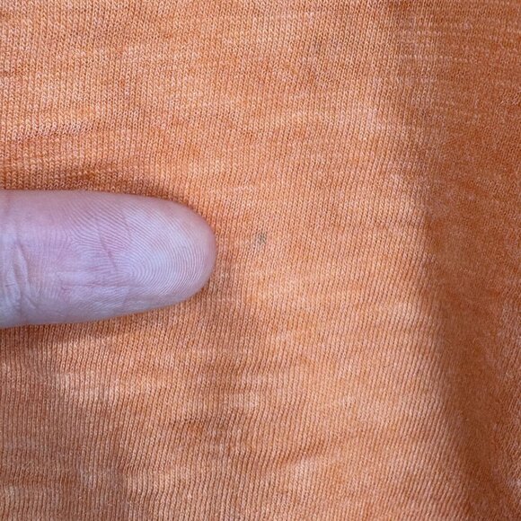 Soft Surroundings Floral Embroidered Sleeveless Tunic Top S Orange Coastal Modal - Picture 6 of 9